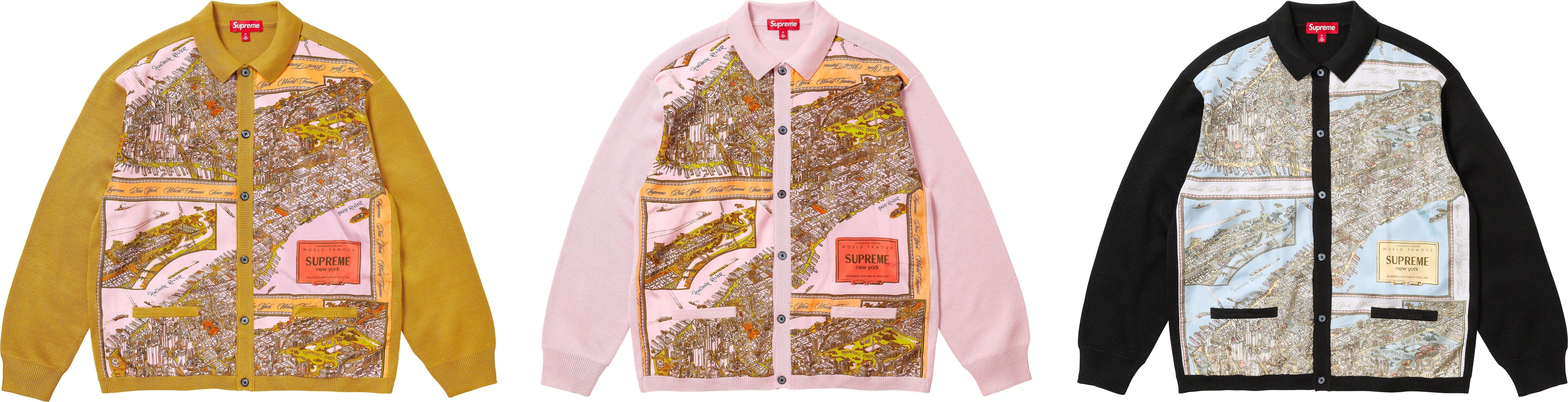 Silk Map Cardigan